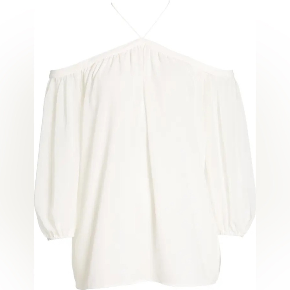 Nordstrom Chiffon Halter Blouse - Picture 3 of 3